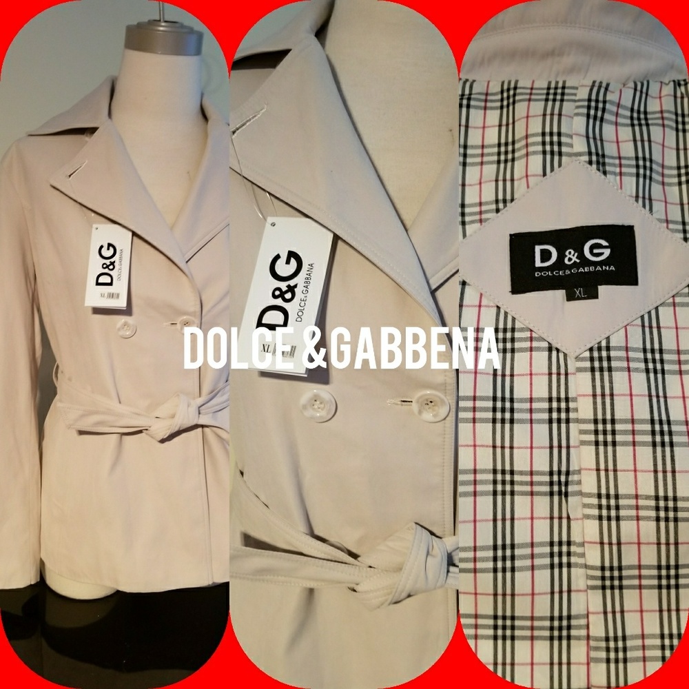BRAND NEW DOLCE &GABBENA RAIN COAT. SIZE  XL